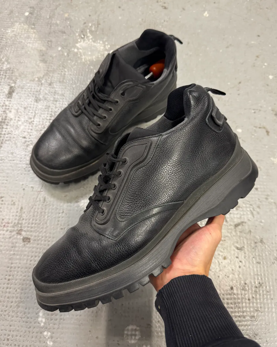 2000s Prada Black Leather Premium Archive Boots