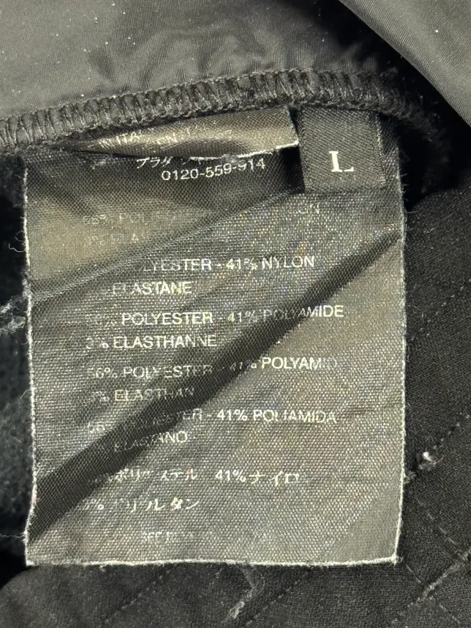2000s Prada Black Linea Rossa Cozy Pants - Image 10