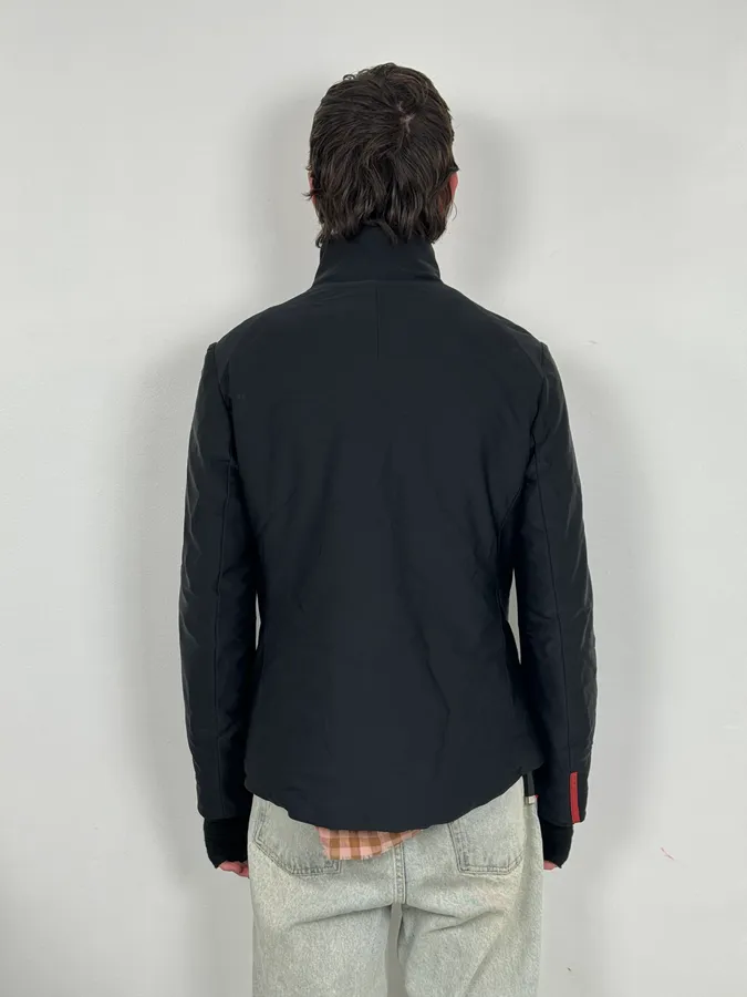 2000s Prada Black Linea Rossa Jacket - Image 3