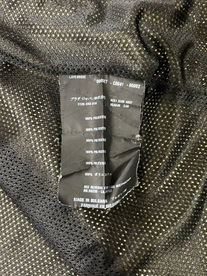 2000s Prada Black Linea Rossa Rain Jacket - Image 10
