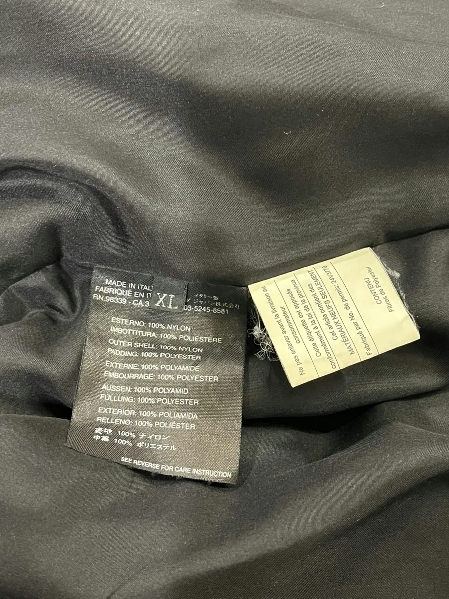 2000s Prada Black Minimalist Biker Nylon Jacket - Image 12
