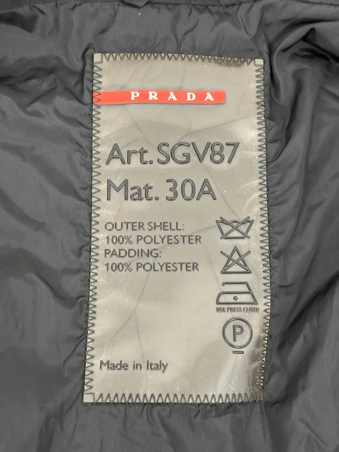 2000s Prada Black Minimalist Jacket - Image 12