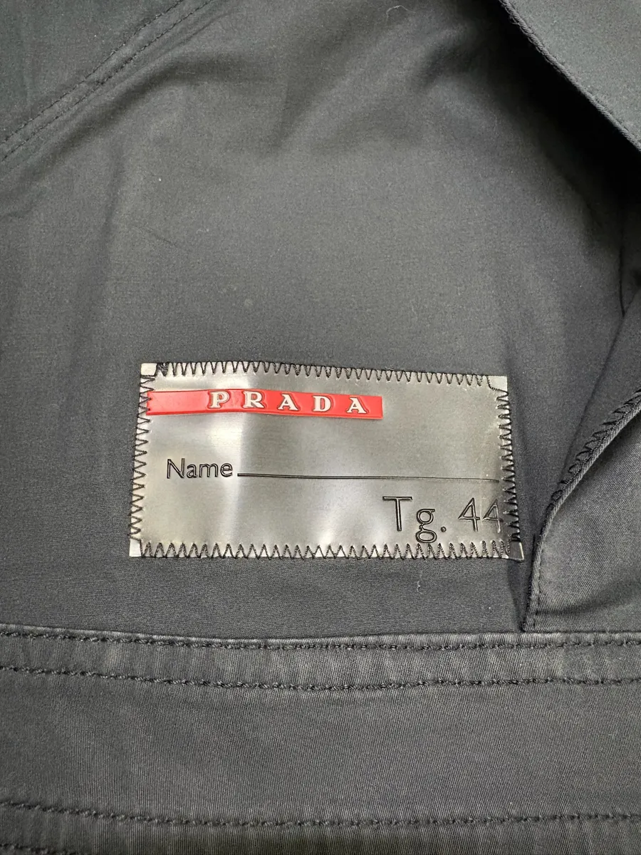 2000s Prada Black Minimalist Jacket - Image 7