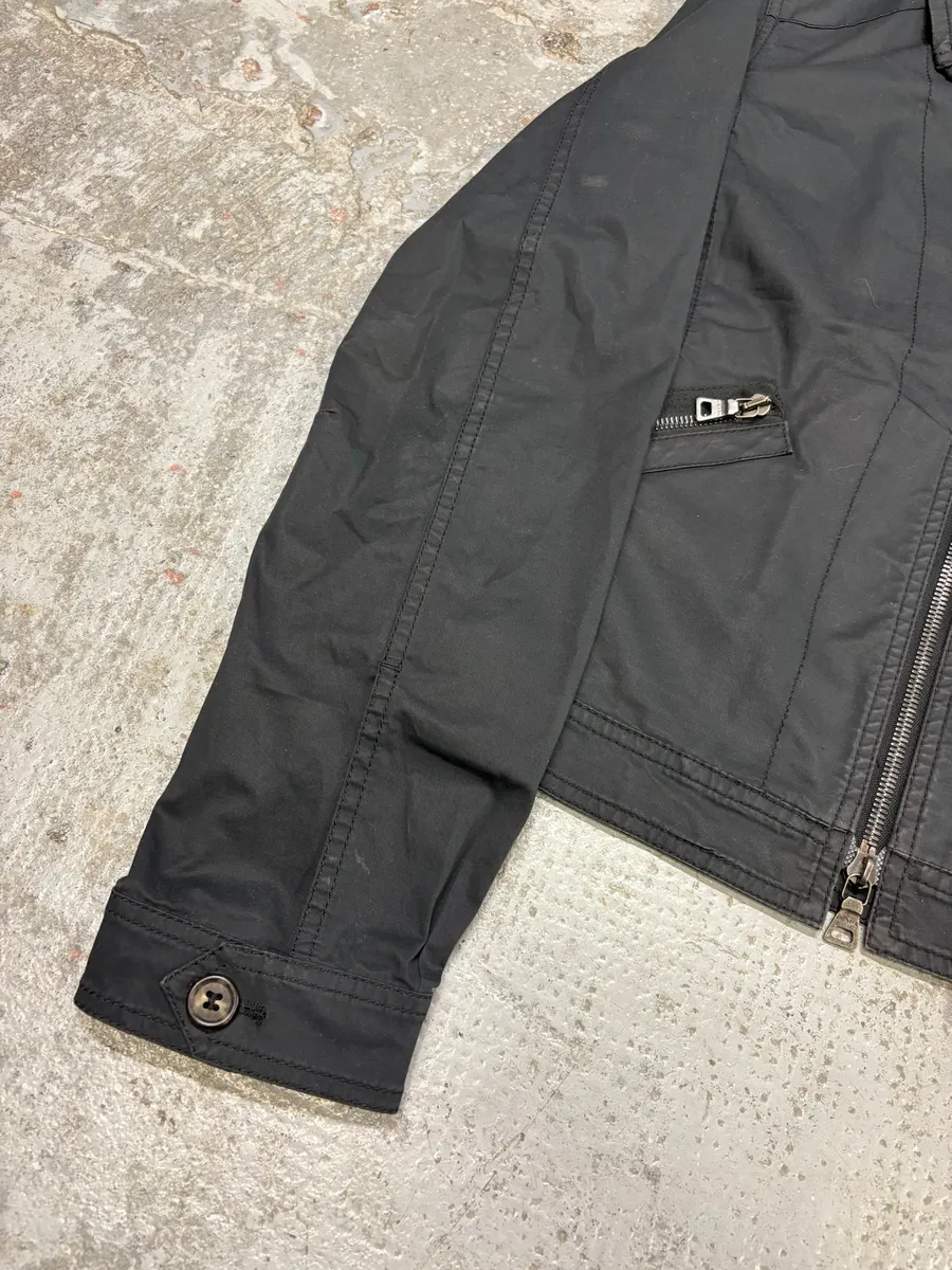 2000s Prada Black Minimalist Jacket - Image 8