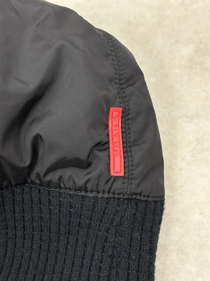 2000s Prada Black Nylon Beanie - Image 6