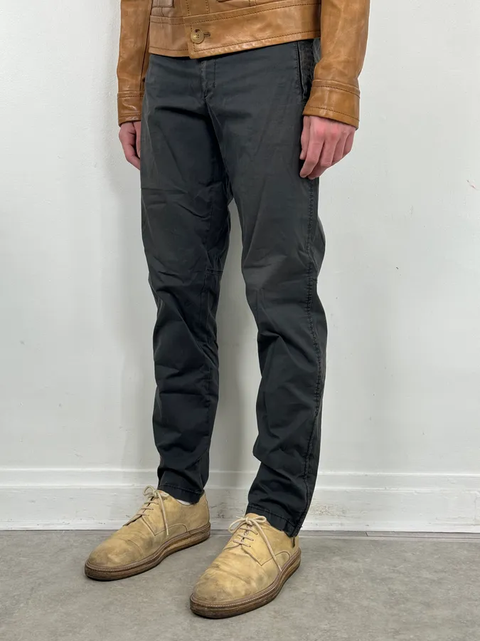 2000s Prada Black Nylon Cargo Pants with Zip-Off Leg Openings - Image 3