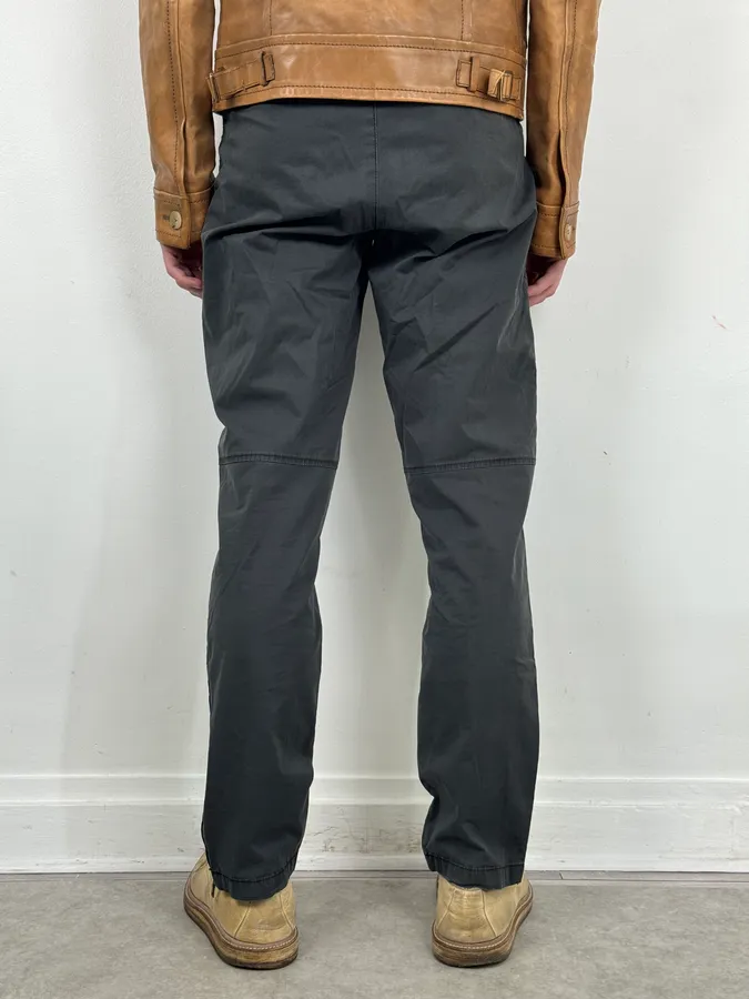 2000s Prada Black Nylon Cargo Pants with Zip-Off Leg Openings - Image 4