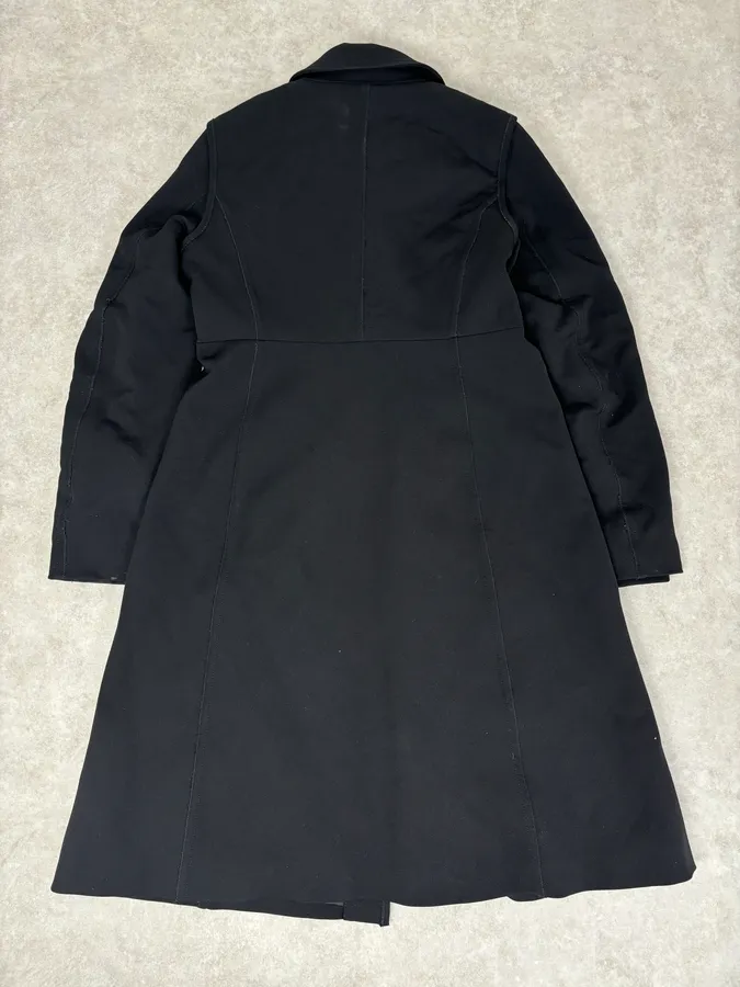 2000s Prada Black Nylon Long Premium Jacket - Image 5