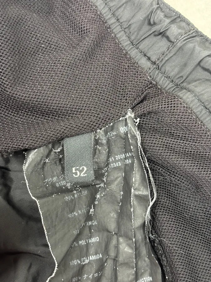 2000s Prada Black Nylon Sport Shorts - Image 11