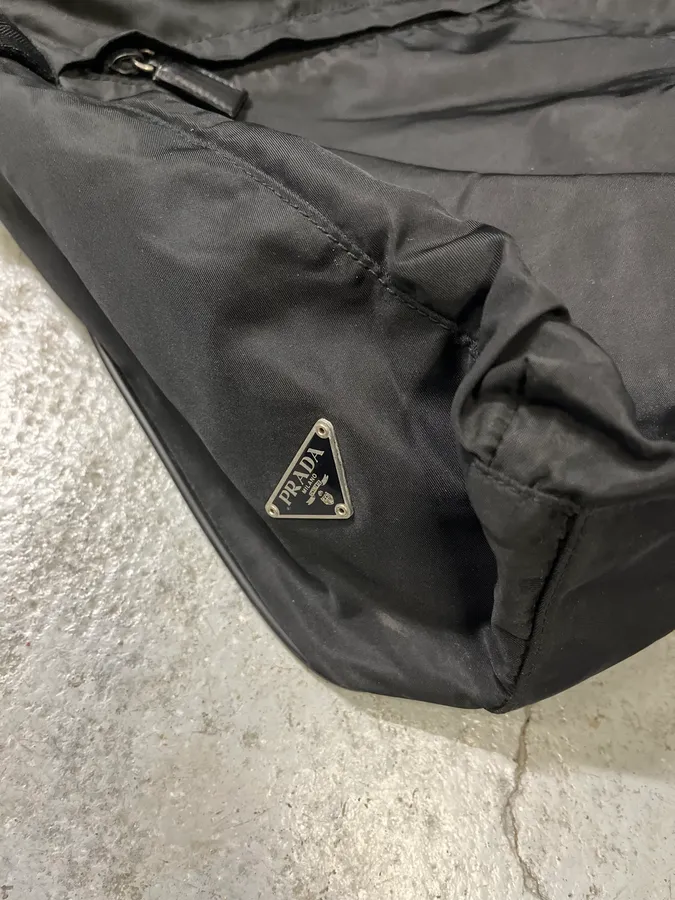 2000s Prada Black Shoulder Bag - Image 6