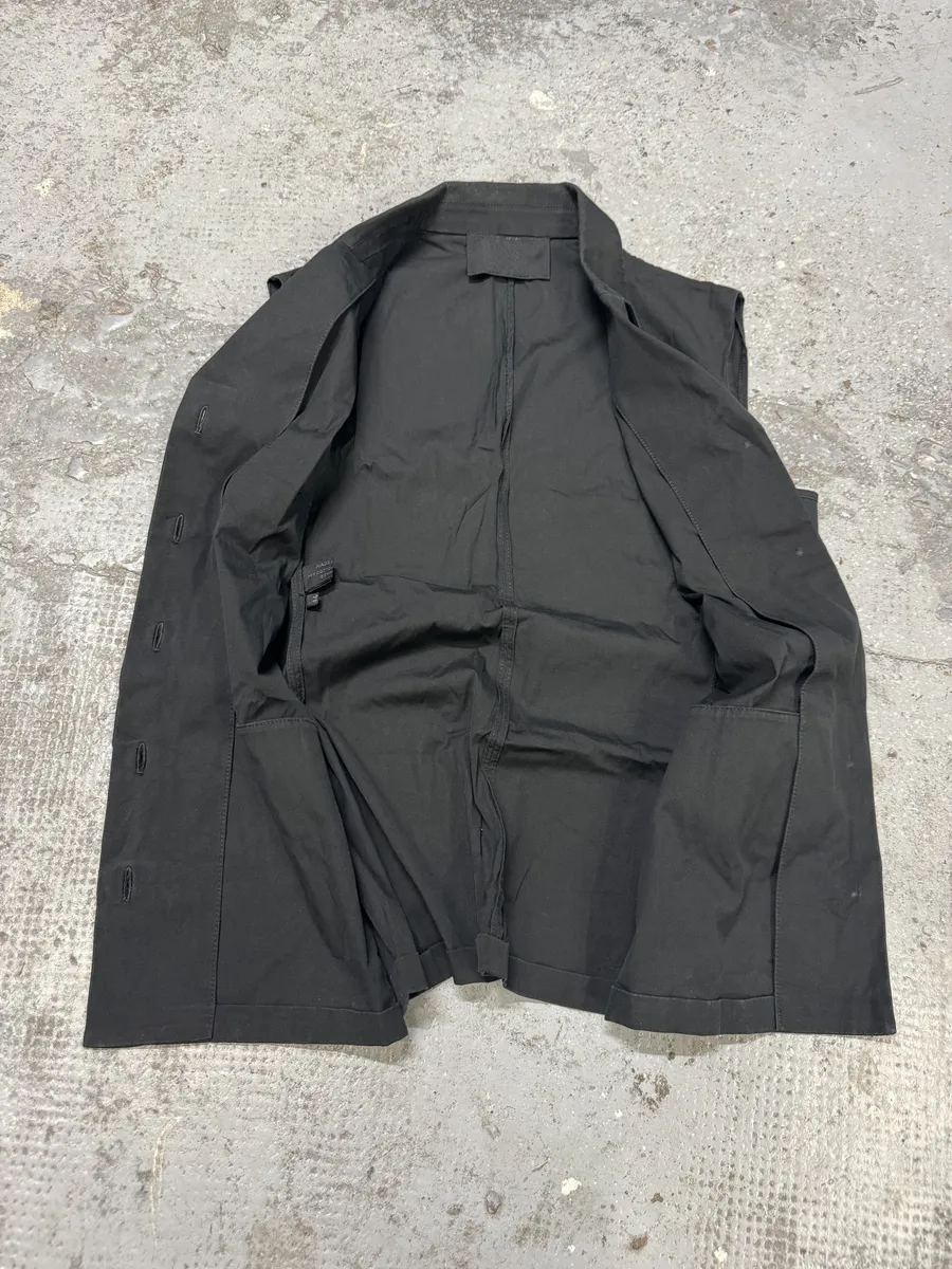 2000s Prada Black Sleeveless Minimalist Shirt - Image 6