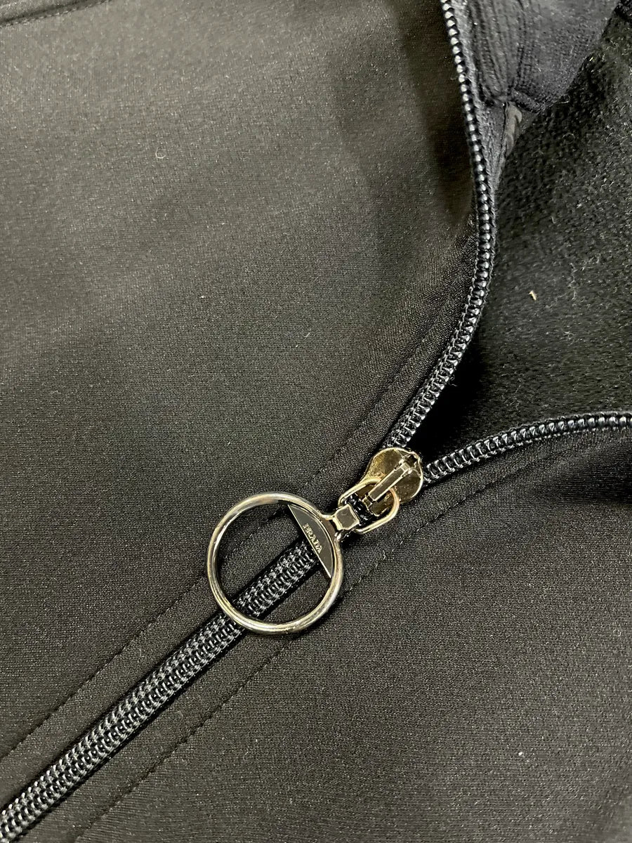 2000s Prada Black Tracksuit Jacket - Image 8
