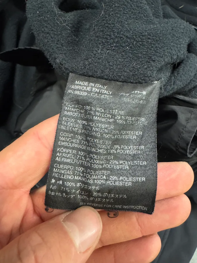 2000s Prada Black Wool Fleece Jacket - Image 12