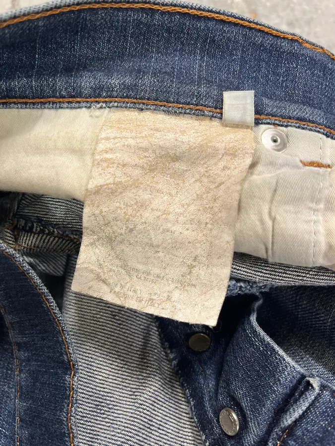 2000s Prada Blue Faded Denim Jeans - Image 11