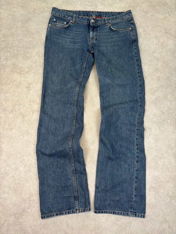 2000s Prada Blue Worker Denim Jeans