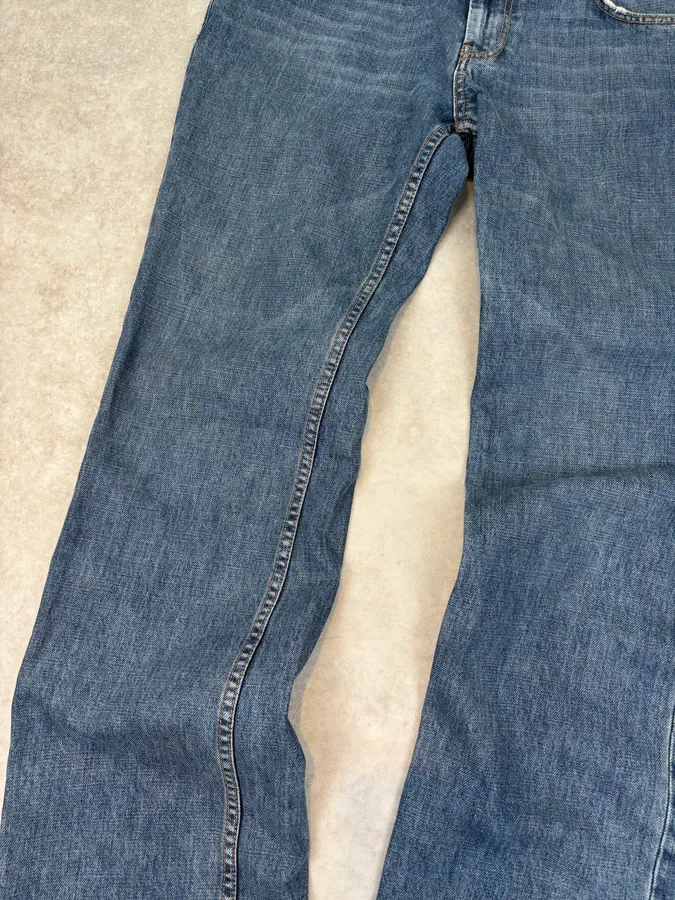 2000s Prada Blue Worker Denim Jeans - Image 10