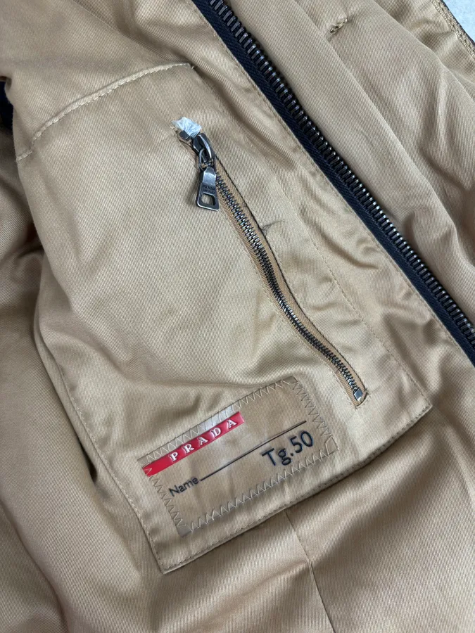 2000s Prada Brown Avant-Garde Leather Asymmetrical Jacket - Image 11
