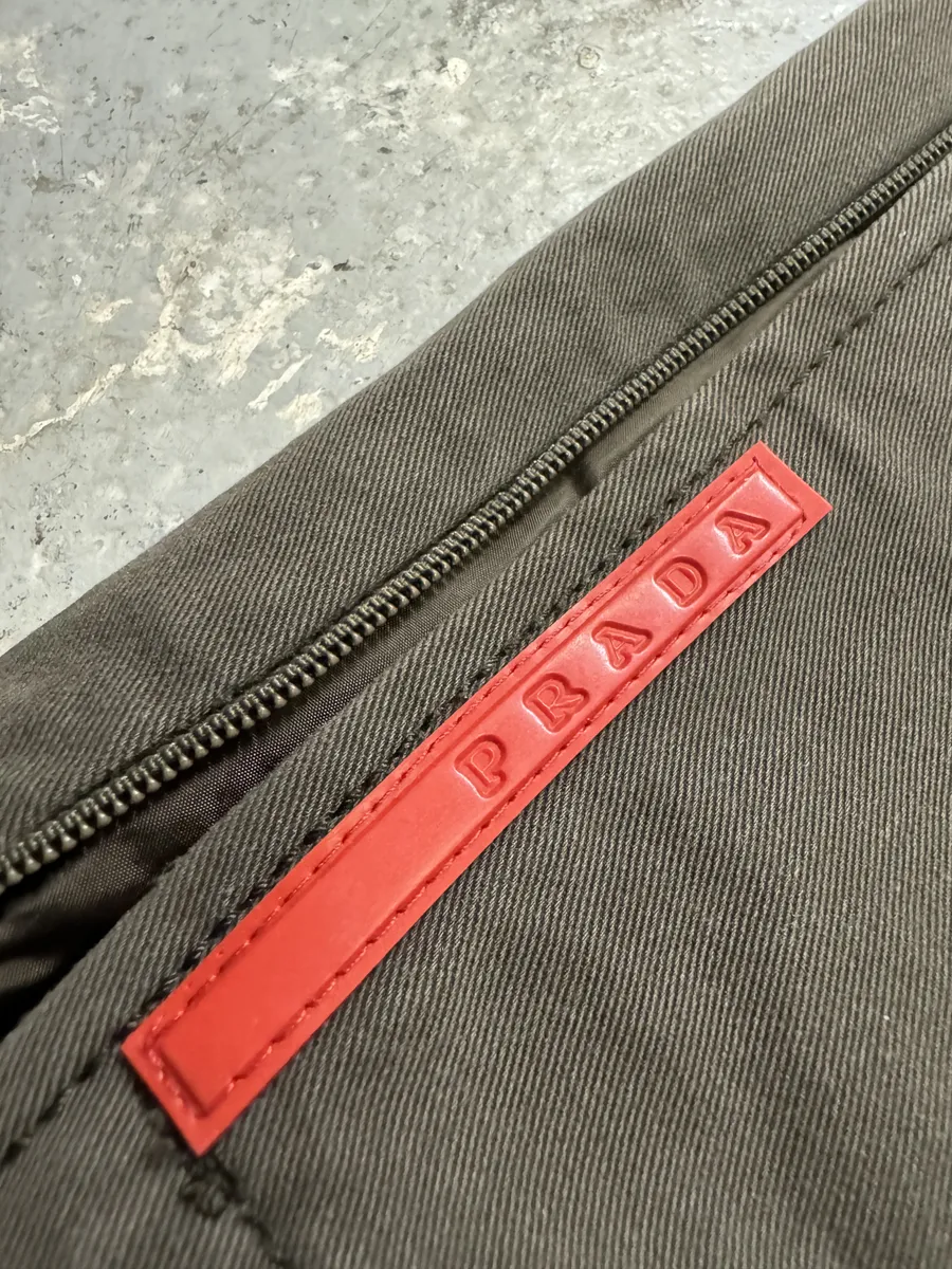 2000s Prada Brown Linea Rossa Pants - Image 11
