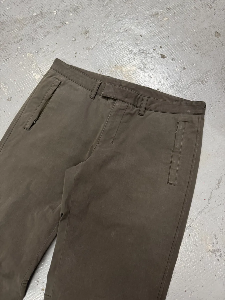 2000s Prada Brown Linea Rossa Pants - Image 8