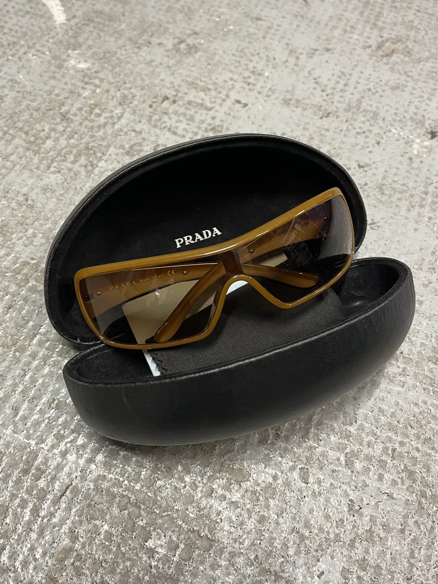 2000s Prada Camel Sunglasses