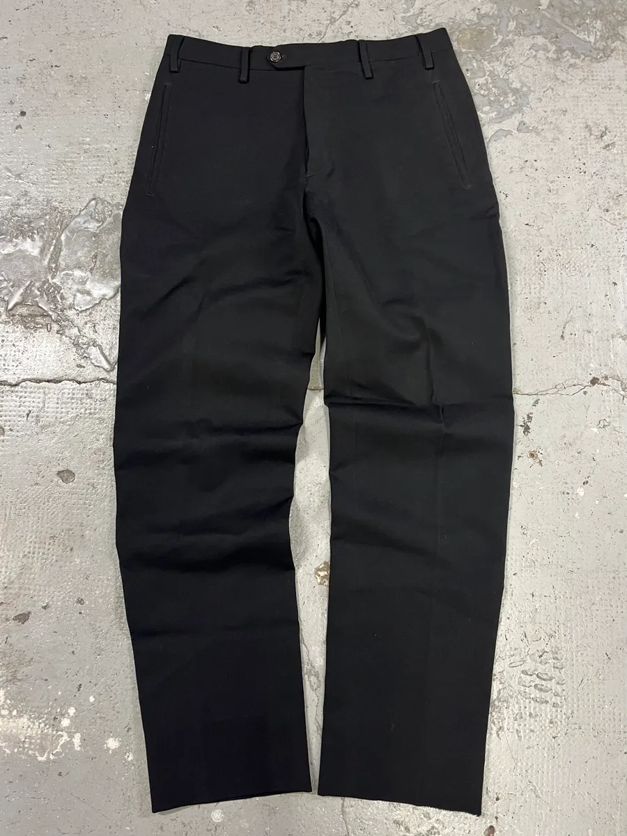 2000s Prada Cozy Tailored Black Pants