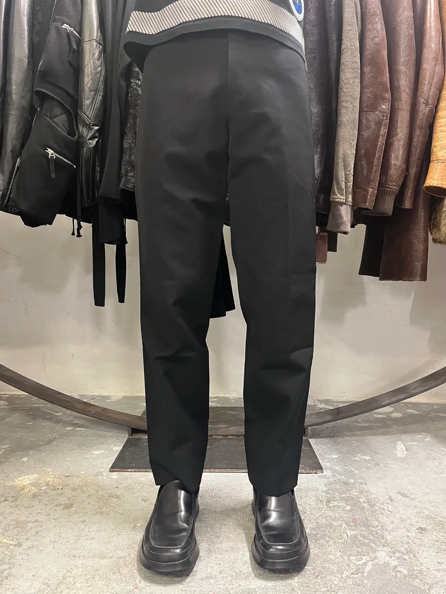 2000s Prada Cozy Tailored Black Pants - Image 2