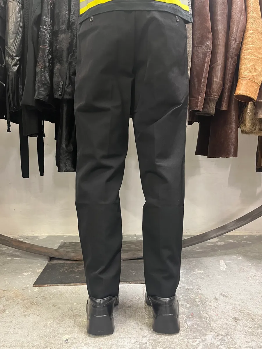 2000s Prada Cozy Tailored Black Pants - Image 3