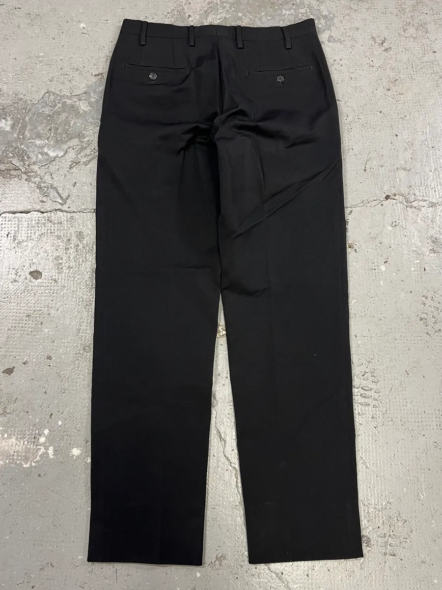 2000s Prada Cozy Tailored Black Pants - Image 8