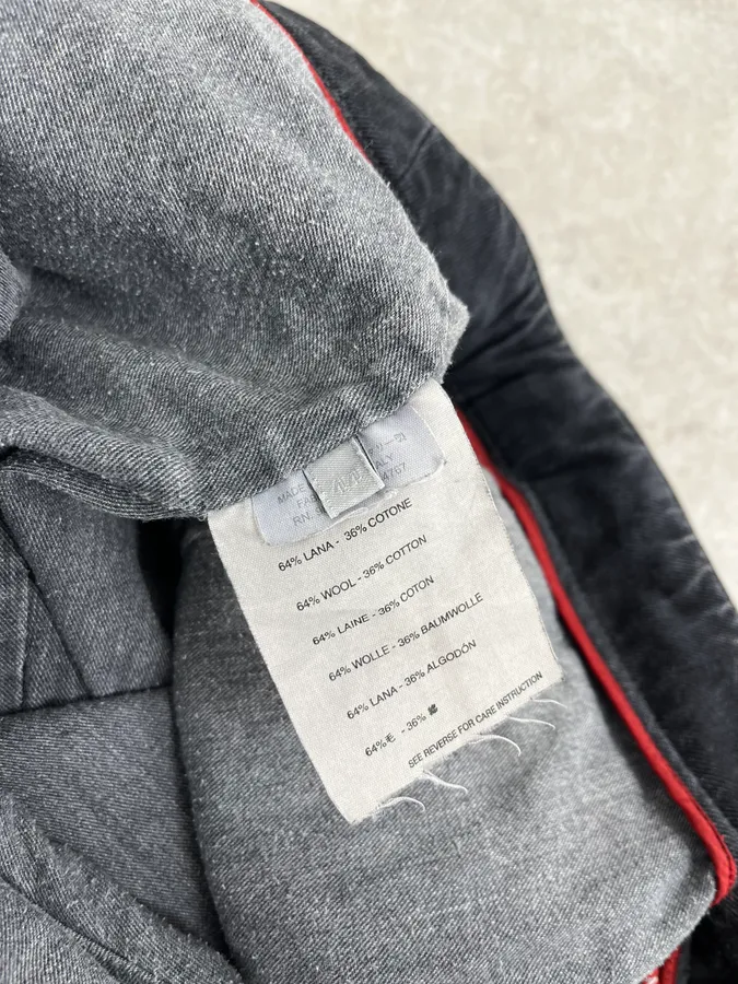 2000s Prada Dark Grey Cargo Pants - Image 12