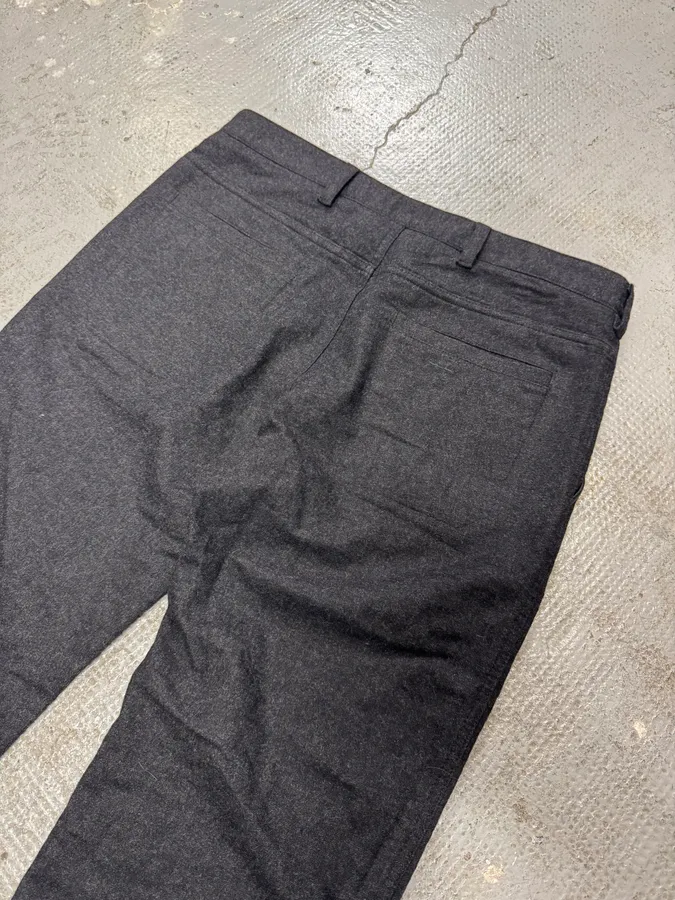 2000s Prada Dark Grey Wool Pants - Image 10