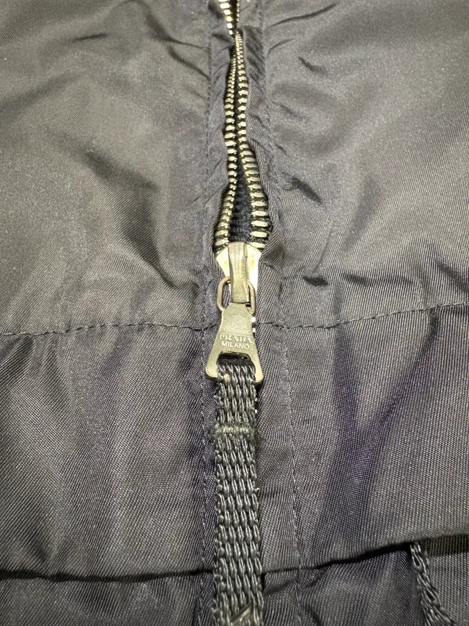 2000s Prada Dark Navy Light Jacket - Image 6
