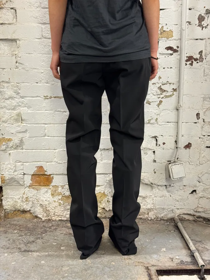 2000s Prada Elegant Black Tailored Pants - Image 3