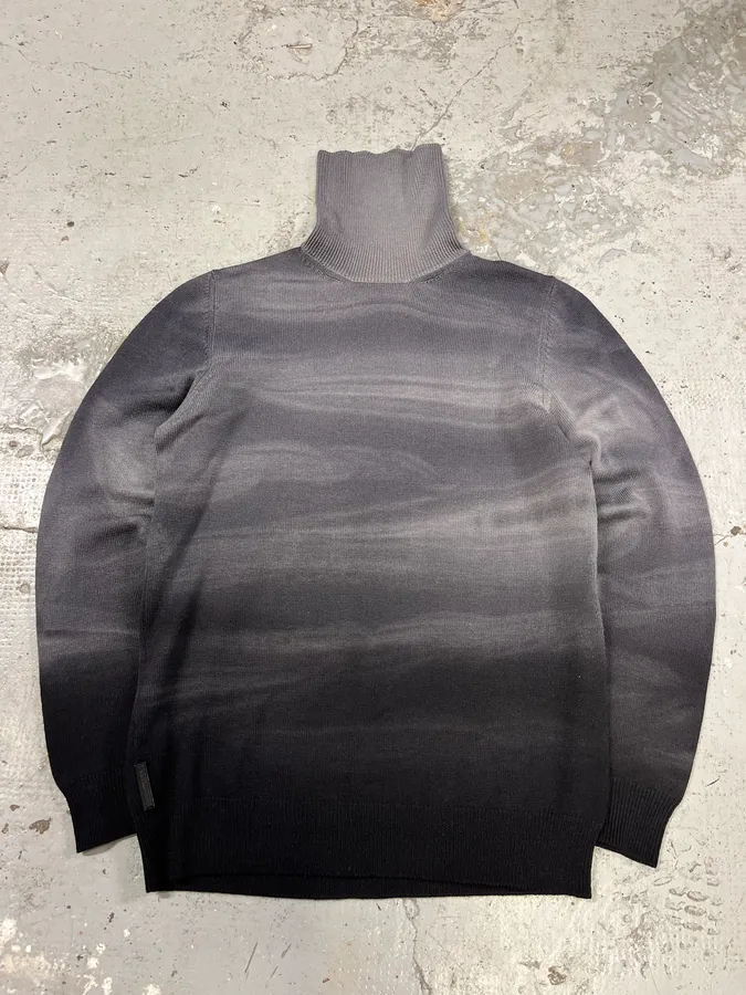 2000s Prada Faded Grey Turtleneck