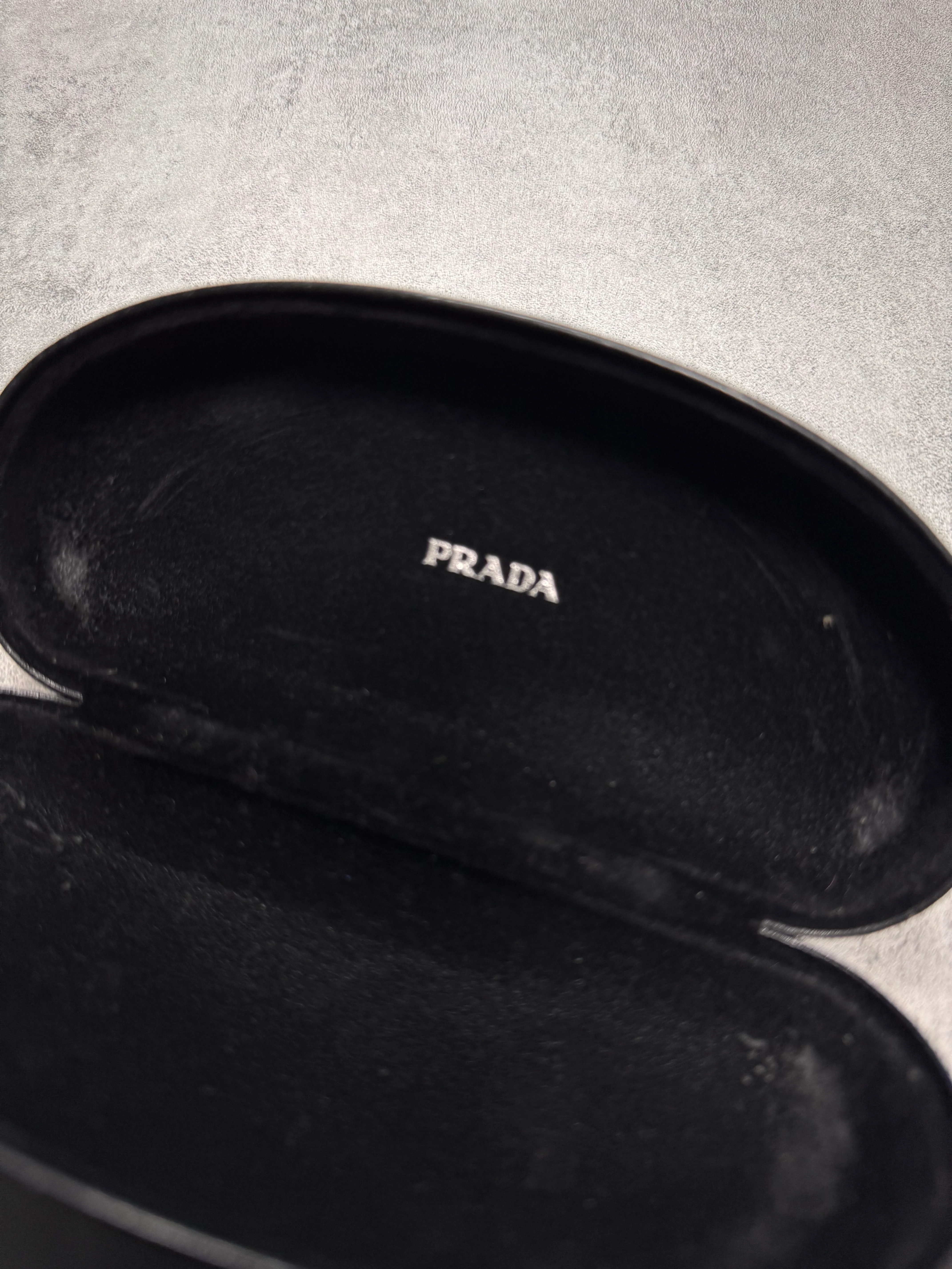 2000s Prada Google Golden Curved Sunglasses - Image 8