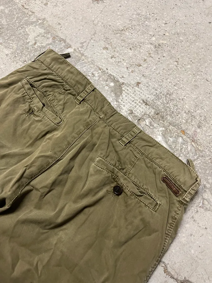 2000s Prada Green Military Pants - Image 9