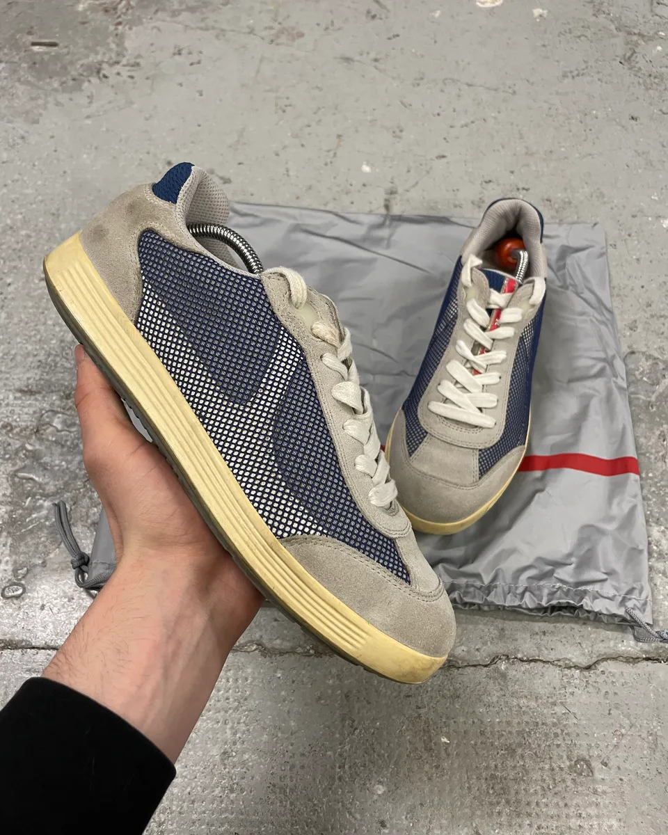 2000s Prada Grey Canvas America’s Cup