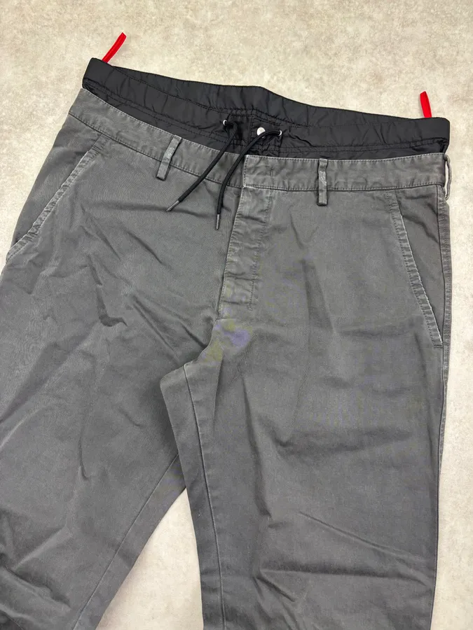 2000s Prada Grey Cozy Pants - Image 5