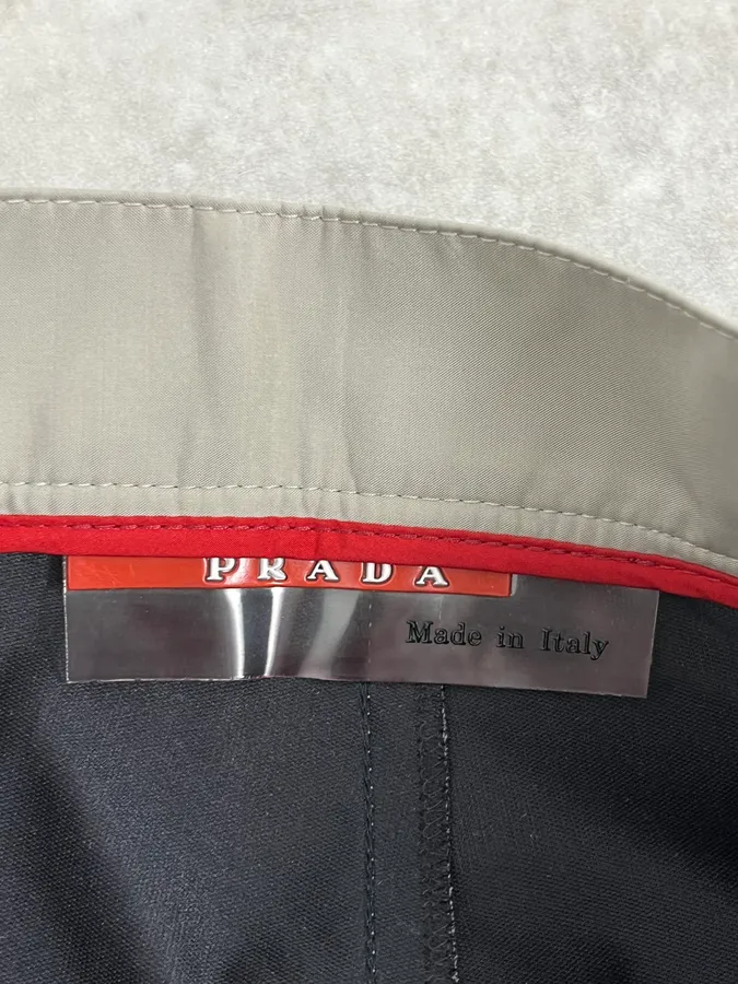 2000s Prada Grey Cozy Straight Pants - Image 10