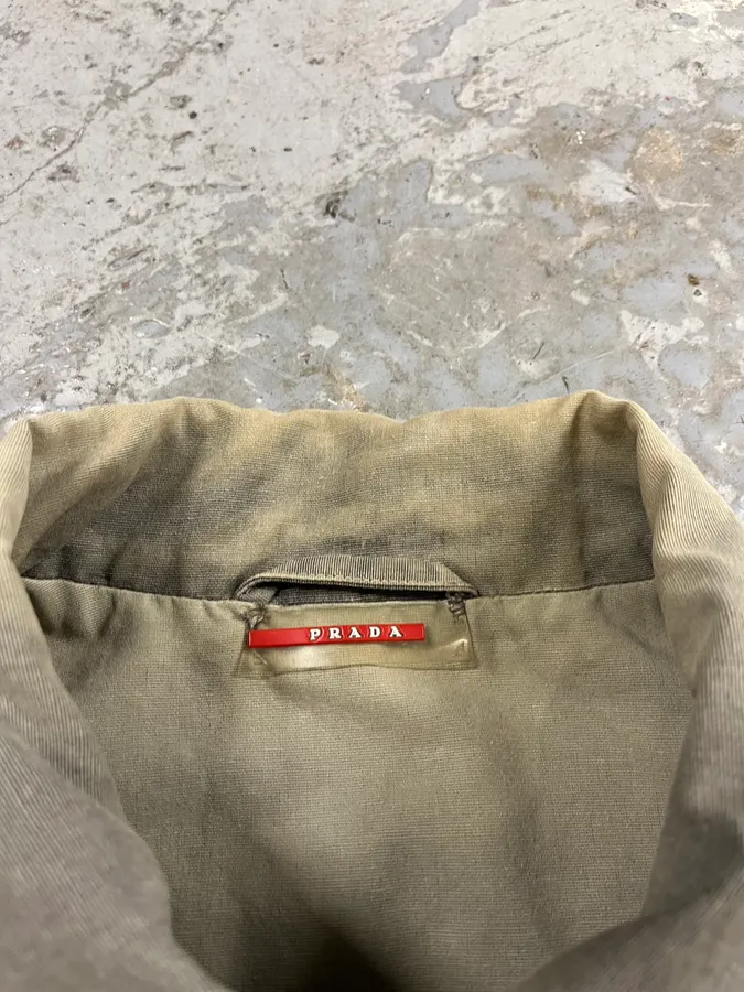 2000s Prada Grey Linea Rossa Jacket - Image 11