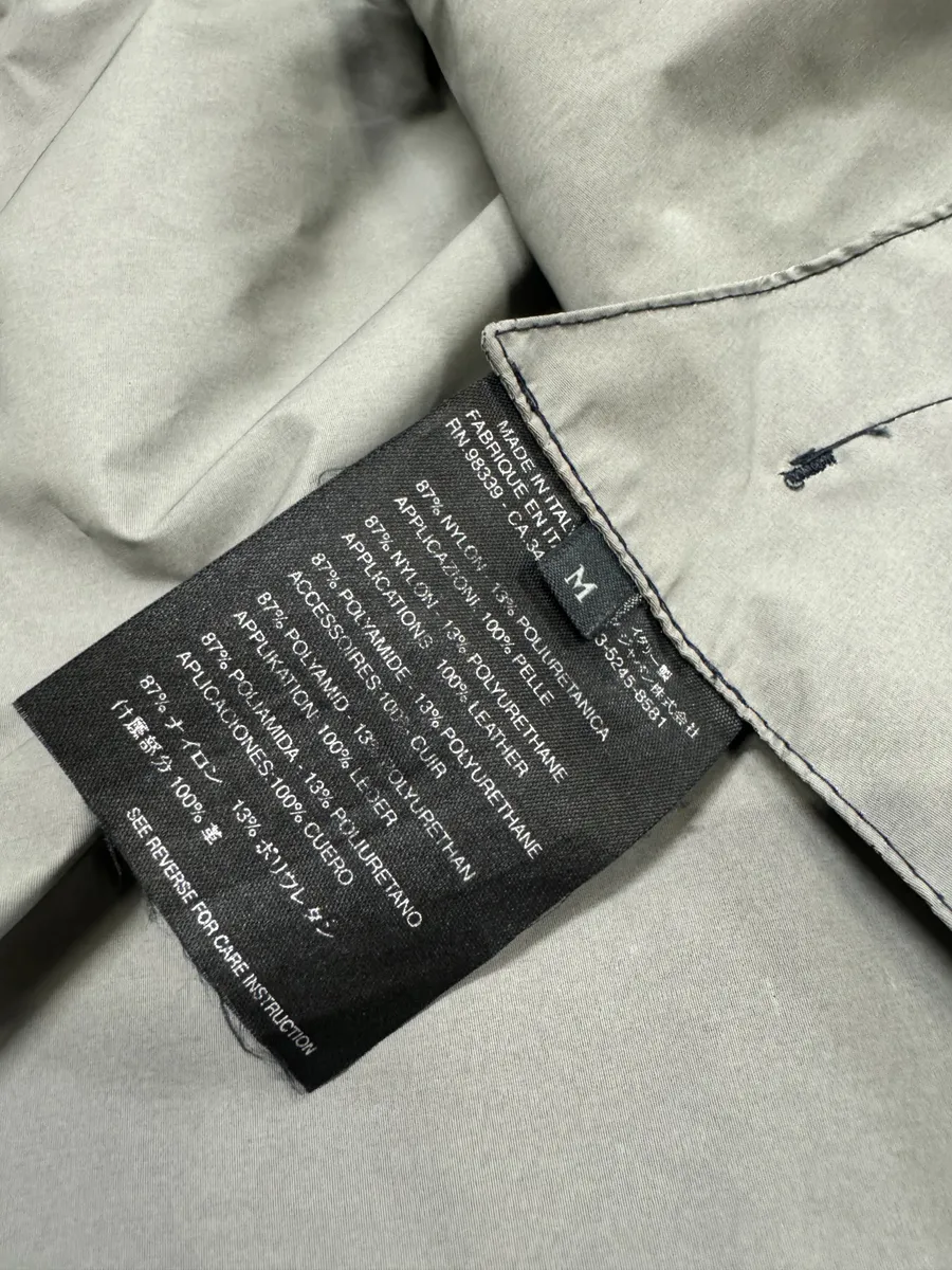 2000s Prada Light Tactical Convertible Bag Obscure Jacket - Image 10