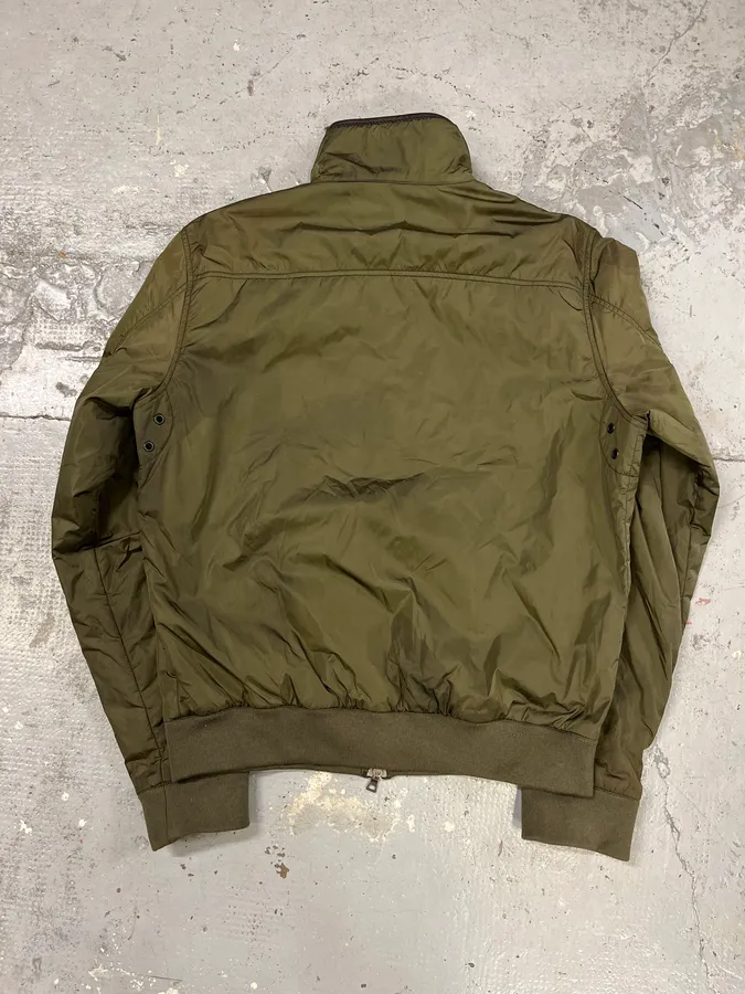 2000s Prada Linea Rossa Green Nylon Jacket - Image 9