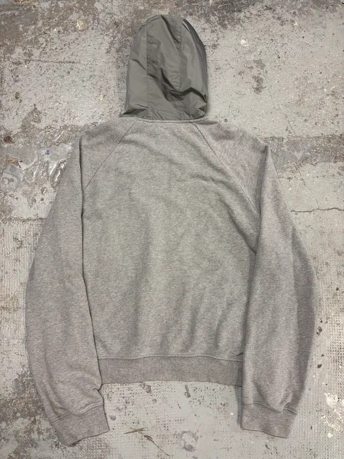 2000s Prada Linea Rossa Grey Zip-up Hoodie - Image 7