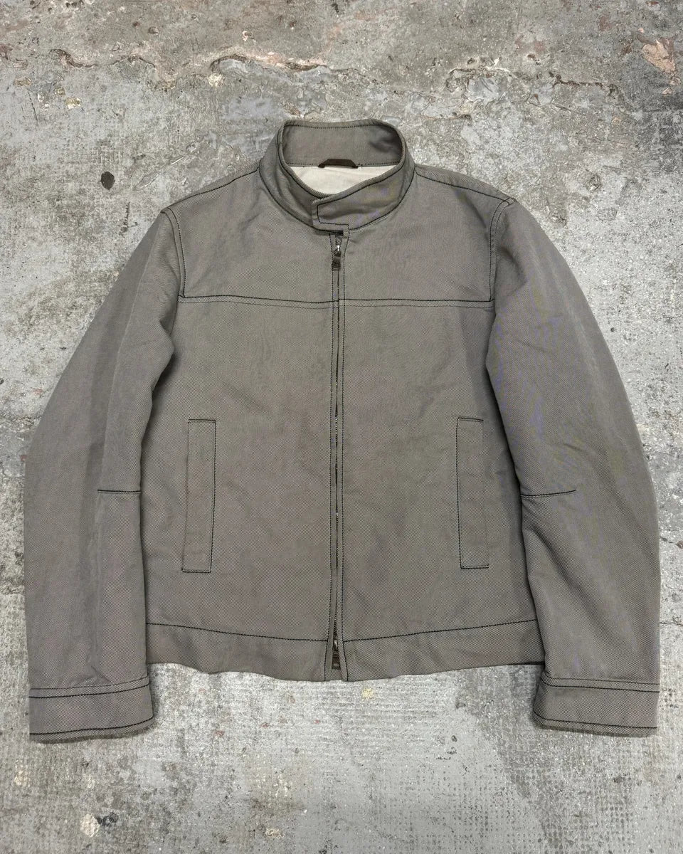 2000s Prada Linea Rossa Light Stripped Jacket