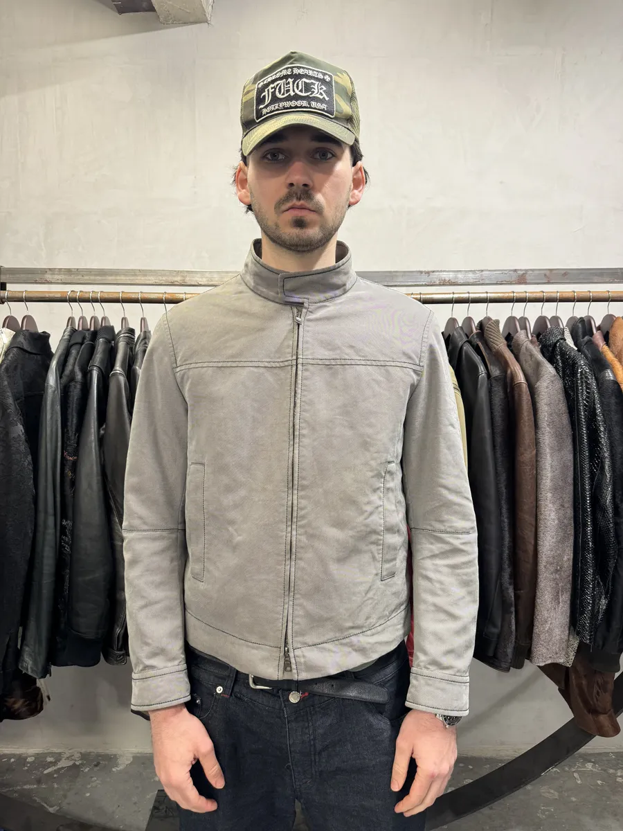 2000s Prada Linea Rossa Light Stripped Jacket - Image 2