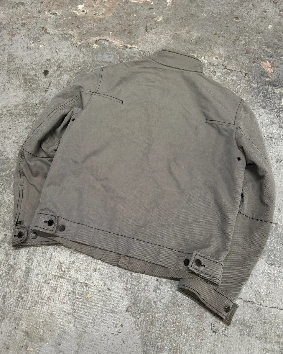 2000s Prada Linea Rossa Light Stripped Jacket - Image 5
