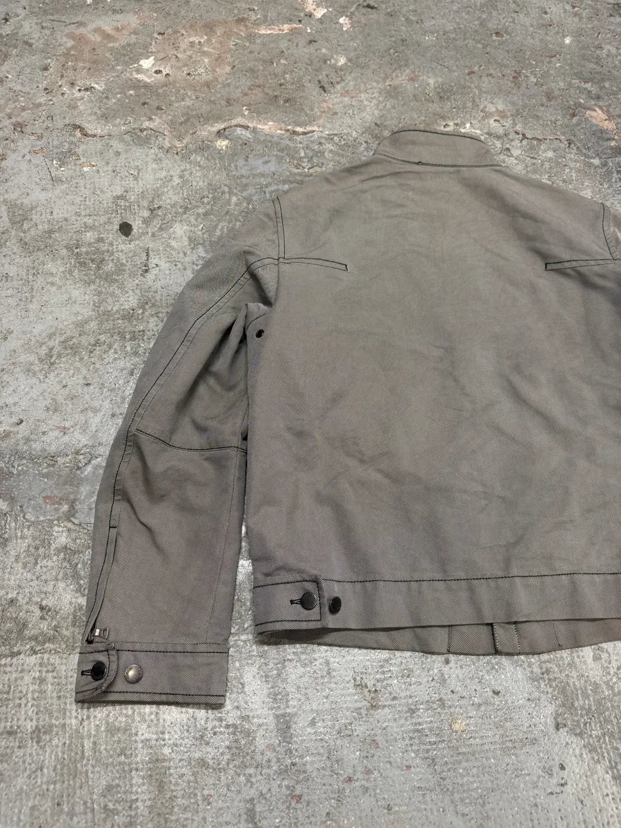 2000s Prada Linea Rossa Light Stripped Jacket - Image 8