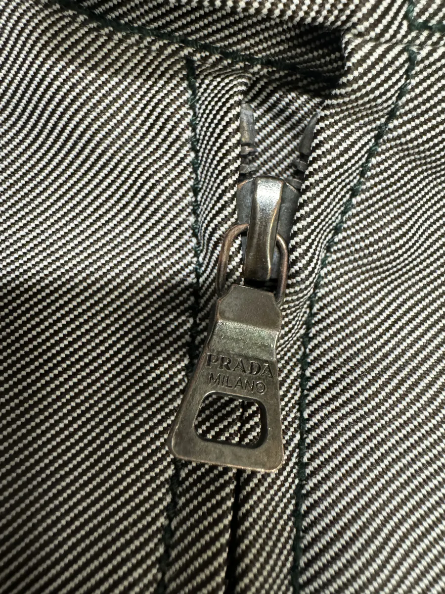 2000s Prada Linea Rossa Light Stripped Jacket - Image 9