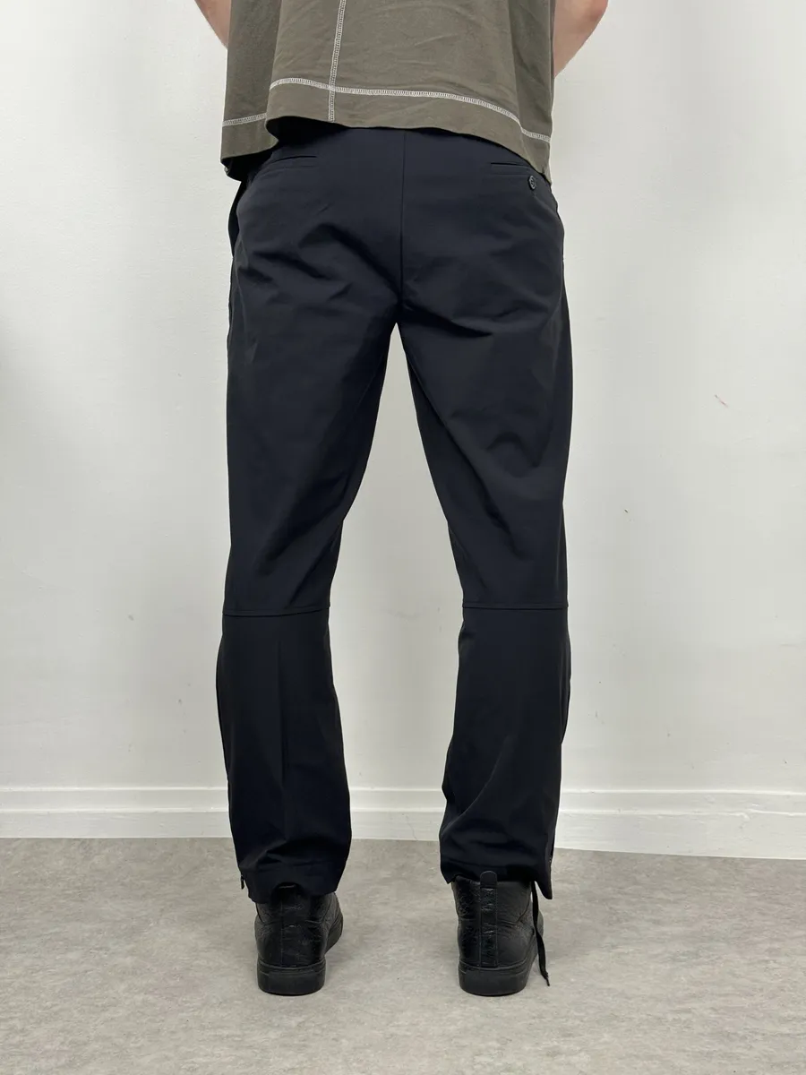 2000s Prada Linea Rossa Navy Cozy Pants - Image 3