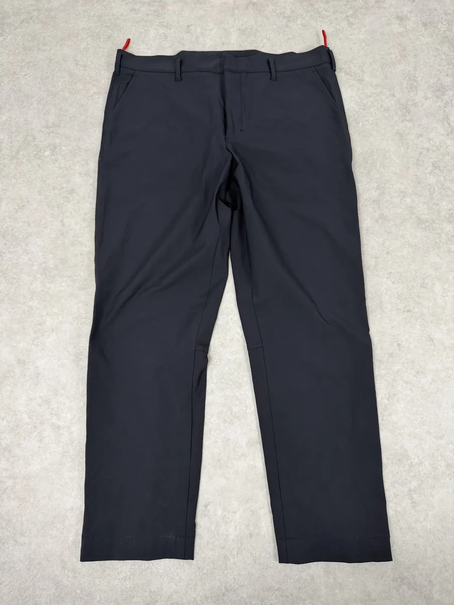 2000s Prada Linea Rossa Navy Cozy Pants - Image 6