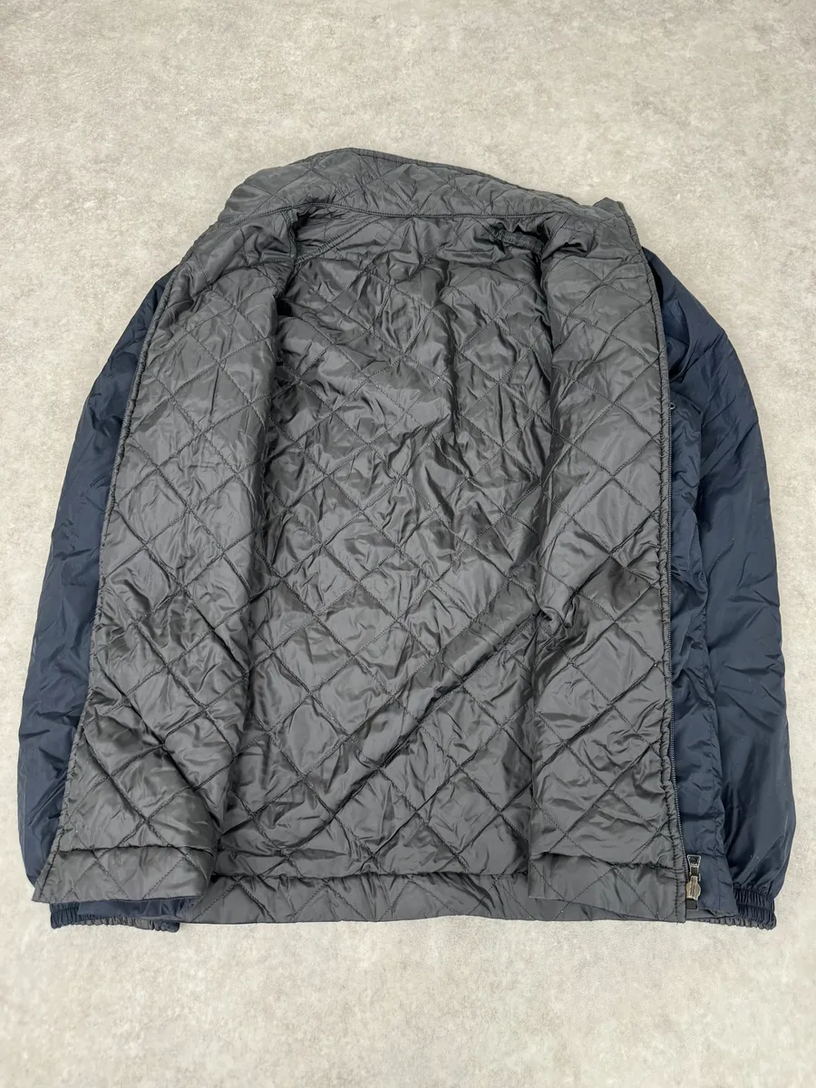 2000s Prada Linea Rossa Navy Windbreaker Jacket - Image 11